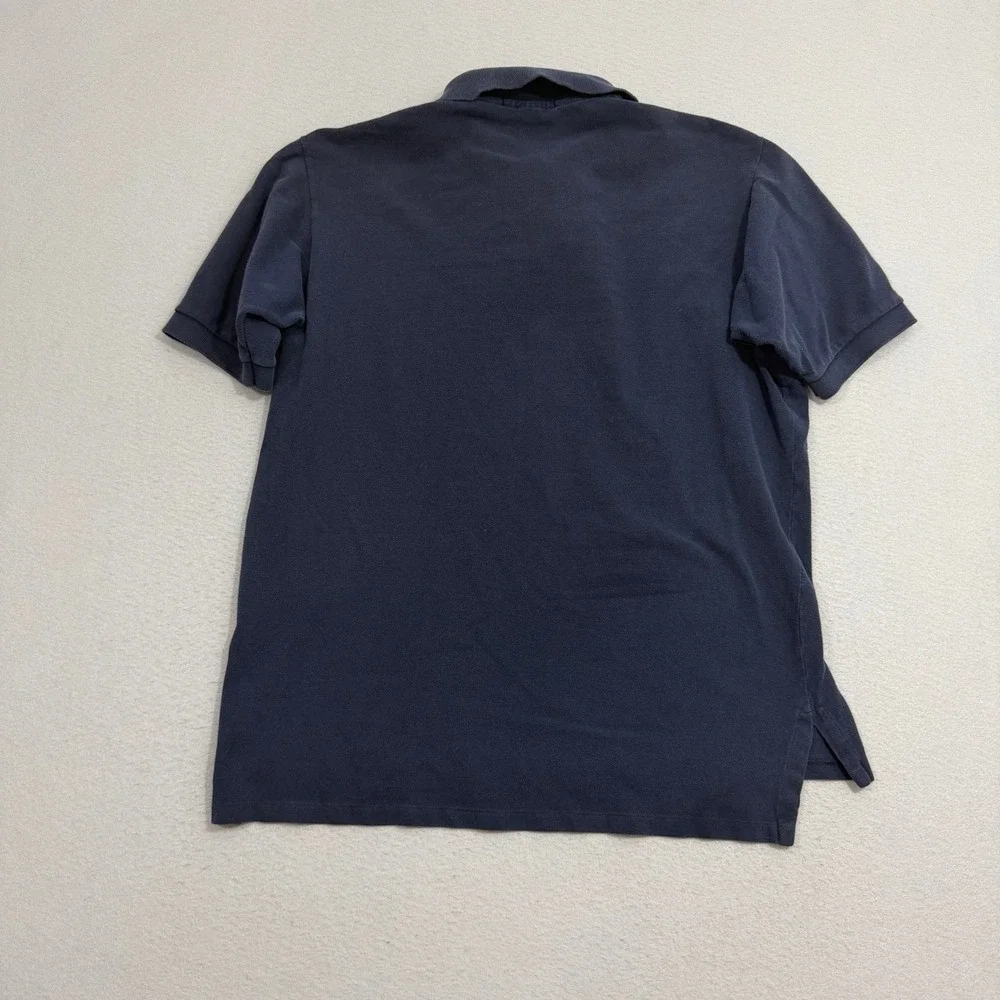 Vintage Polo Ralph Lauren Polo Men's XL Navy Blue Short Sleeve Pony Logo Preppy